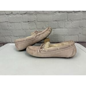 Ugg Australia Dakota Pale Pink slippers women 6 Sherpa Loafer